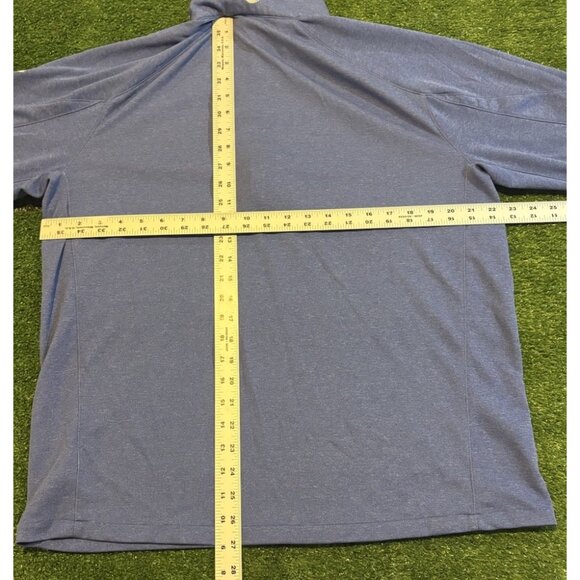 Zero Restriction 1/4 zip mens large blue lighweight breathable pullover golf RK - Picture 13 of 13